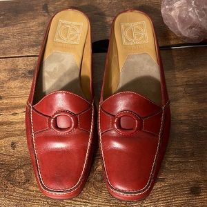 Cole Haan Air Vail Lacquer Red Mules - Women's Size 8.5, Brand New in Box